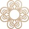Ekena Millwork Cohen Wood Fretwork Pierced Ceiling Medallion, Alder, 30"OD x 10 1/4"ID x 1/4"T CMWP30X30X0250COAL - alternate 1